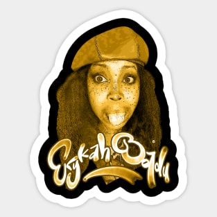 Erykah badu iconic Sticker